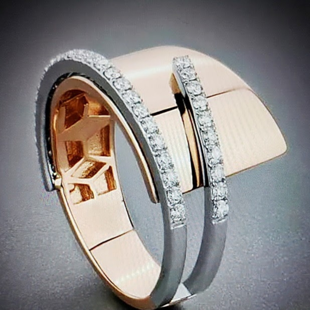 Designer 925 Silver & White Topaz Creati